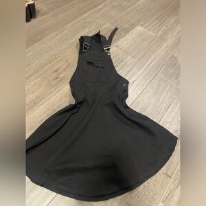 Dress with suspenders